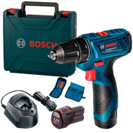 Акумуляторний дриль-шурупокрут Bosch GSR 120-LI Professional, 2 акб GBA 12V 2 Ah та з/п, в кейсі, набор 10 біт, набор 12 свердел Акумуляторний дриль-шурупокрут Bosch GSR 120-LI Professional, 2 акб GBA 12V 2 Ah та з/п, в кейсі, набор 10 біт, набор 12 свердел